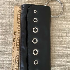 Leather Wristlet/ Envelop Bag